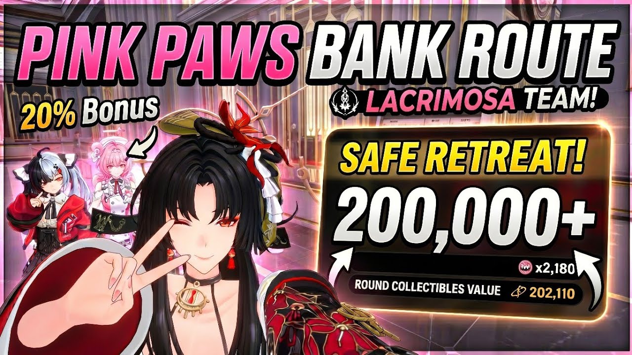 Гайд по ограблению Pink Paws: Полный маршрут за команду Lacrimosa (NTE)