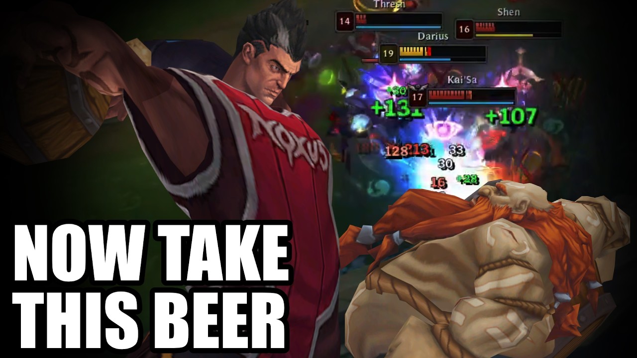 GRAGAS DRINKING DARIUS HIS BEER... DUNKiNGTONS