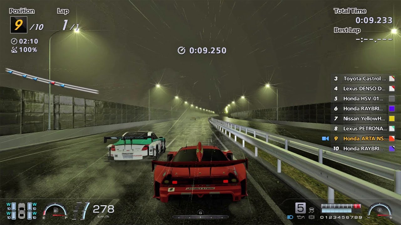 Gran Turismo 6 | Honda ARTA NSX 2006 top speed | Special Stage Route 7 race | GT6 | PS3
