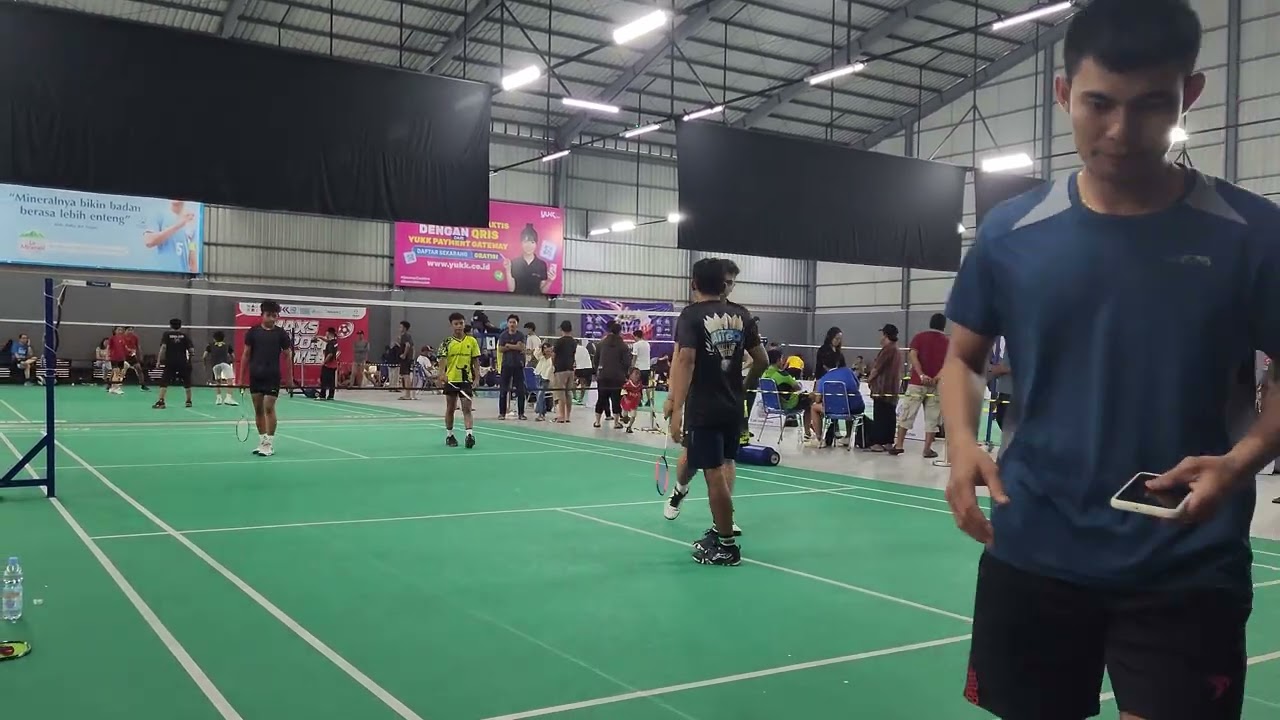 ZAKY  -  Oby  Ketemu Kevin - Surya  Di Turnamen AYP BARIKLANA OPEN GOR MAX Sport. 