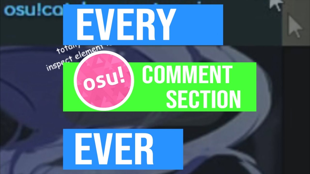 every osu comment section ever