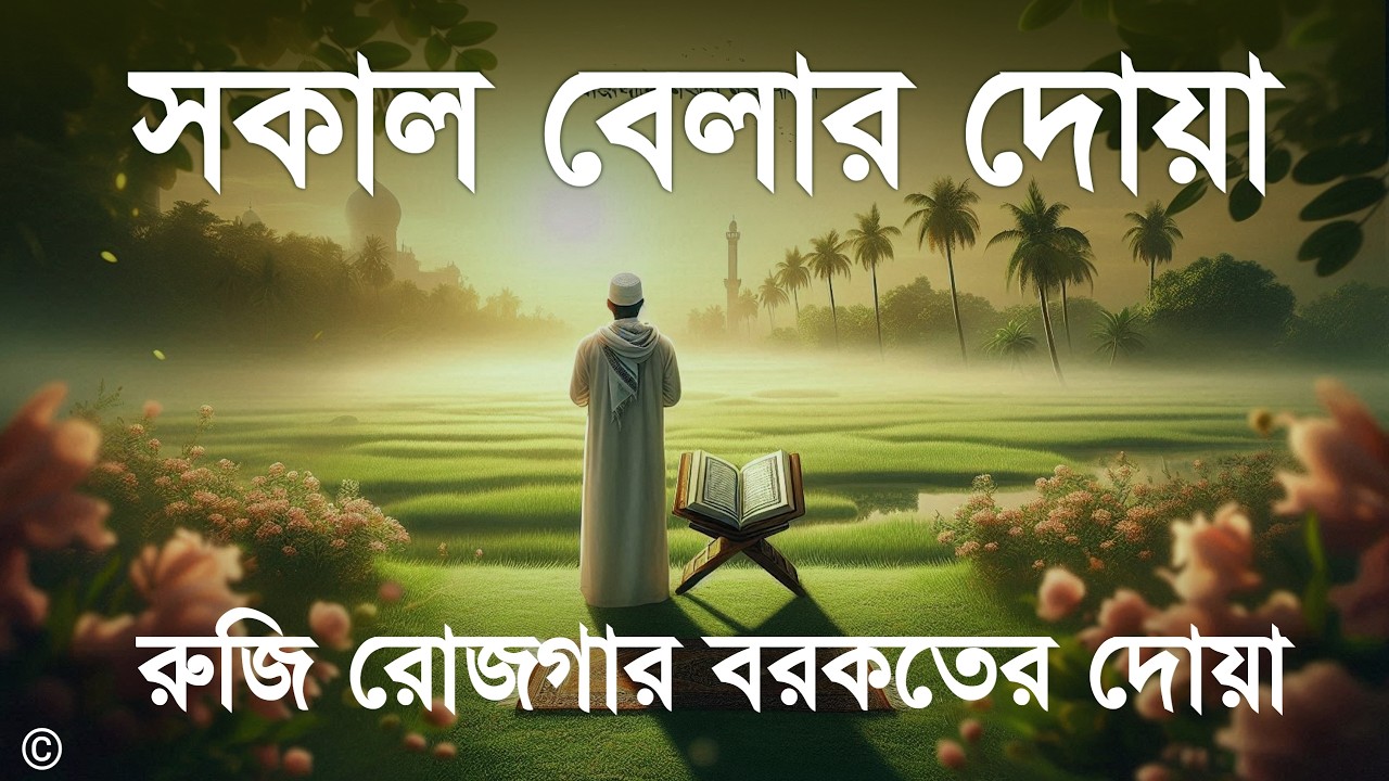 সকালের দোয়া ও জিকির | সকালটা শুরু হোক হৃদয় শীতল করা বরকতময় আয়াত দিয়ে। Morning Dua By Alaa Aqel
