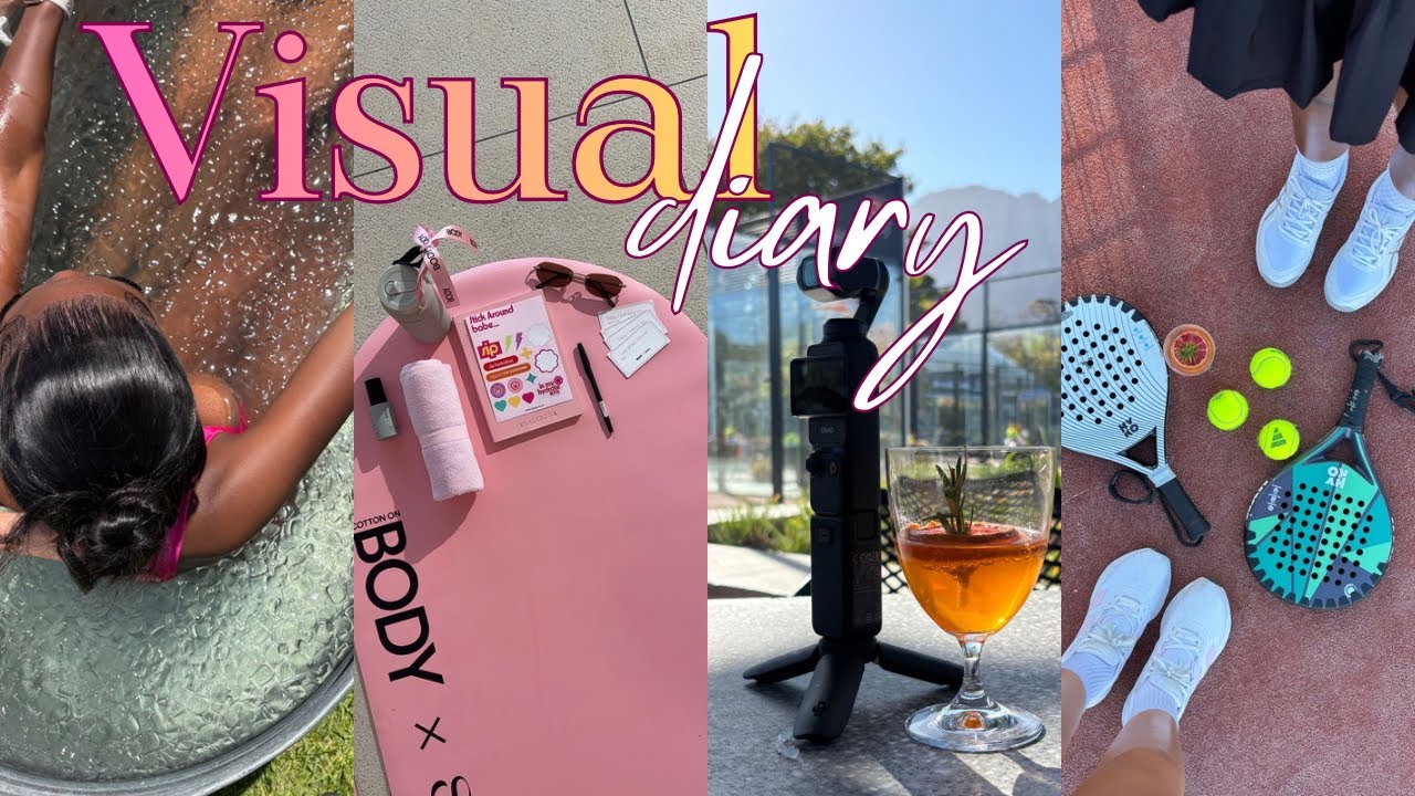 Visual Diary: facials, superbalist pilates, cotton on body event, padel days & more !