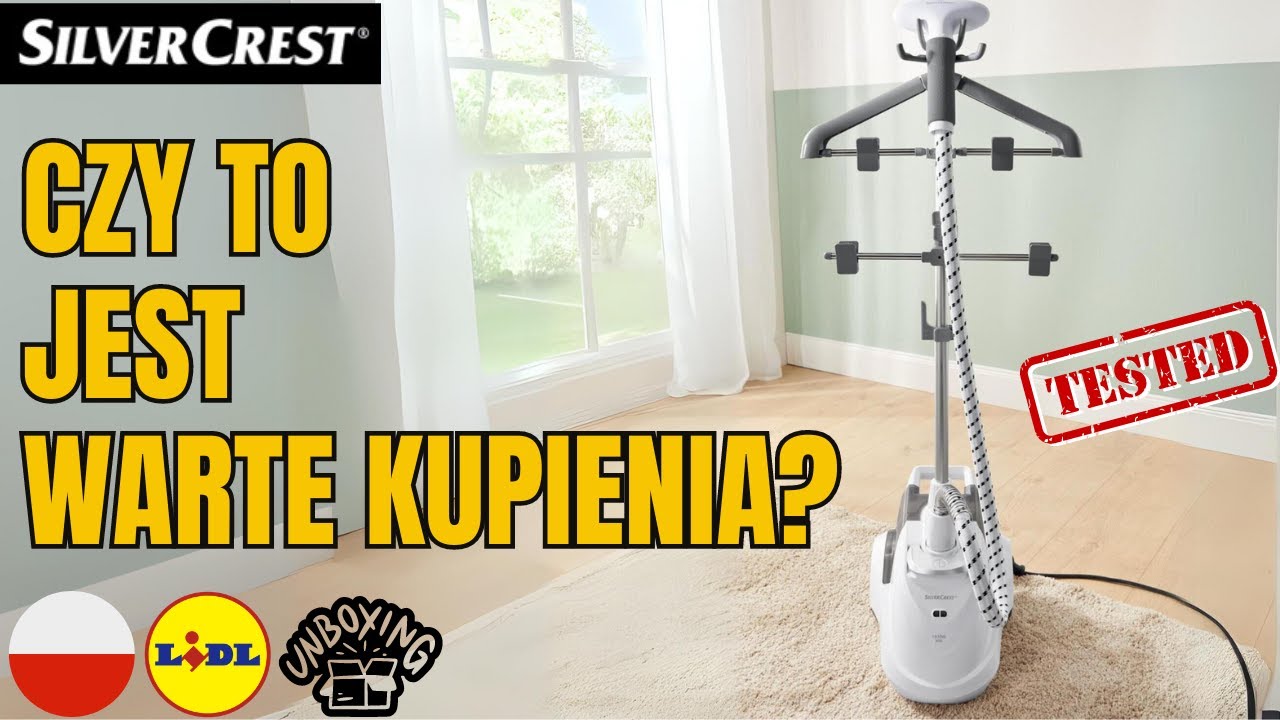 PAROWNICA DO UBRAŃ SilverCrest SDGS 1630 B1 POLSKA POLSKI LIDL