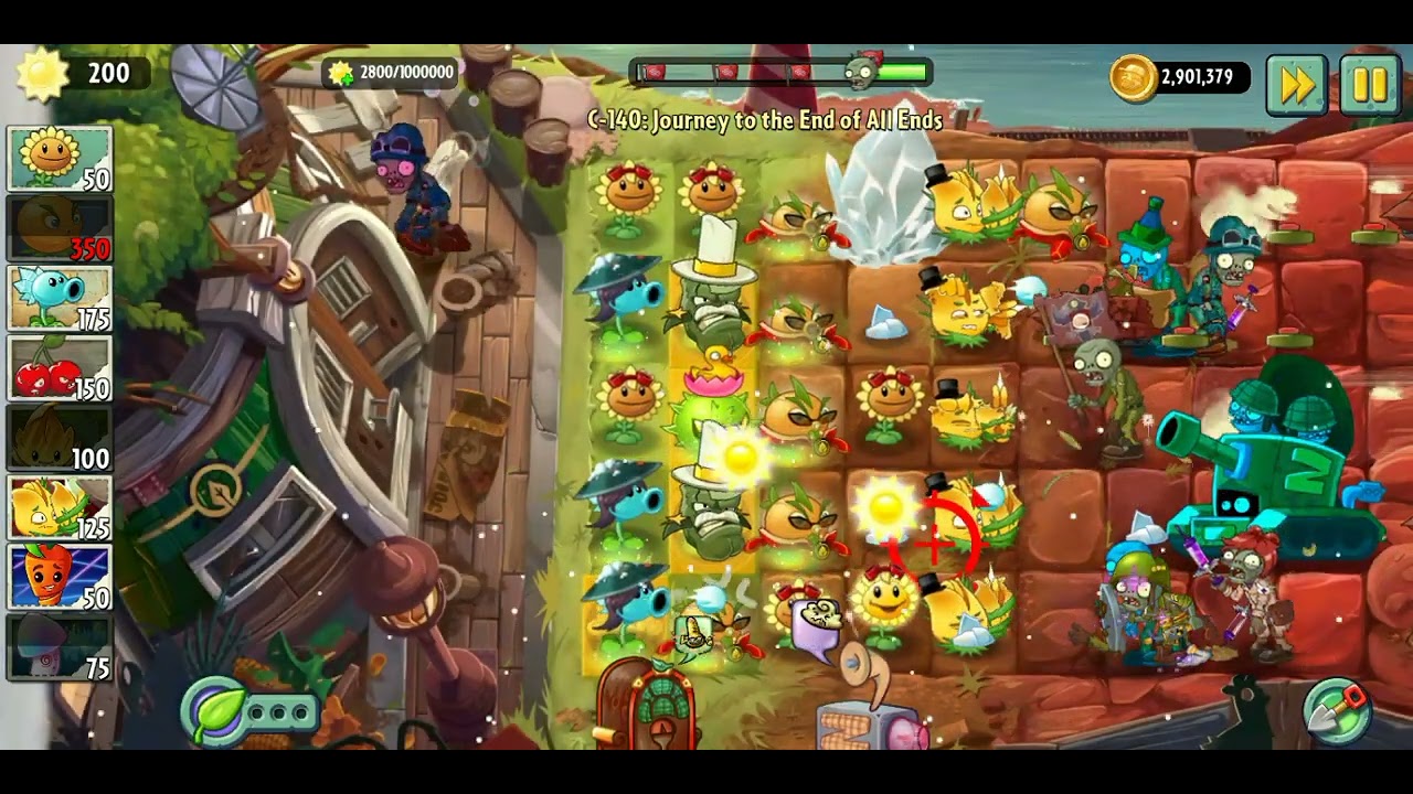 Plants vs Zombies 2: AltverZ | Weekly Challenge | C-140: Journey to the End of All Ends