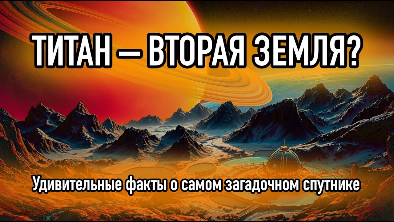 Титан – ЗАГАДОЧНЫЙ мир! Что НА САМОМ ДЕЛЕ скрывает этот спутник?