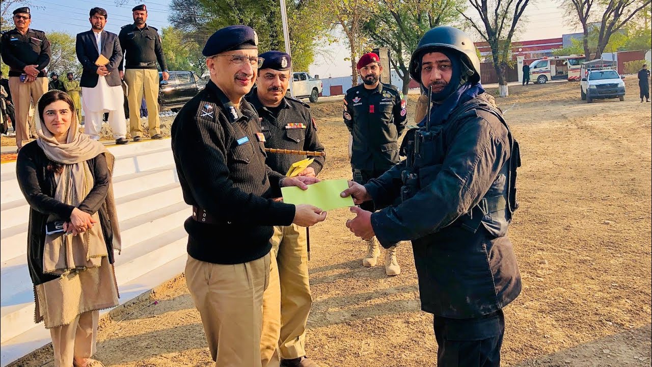 Chief Secretary KP & IGP Akhtar Hayat Khan visited the newly established Police Training School Dera