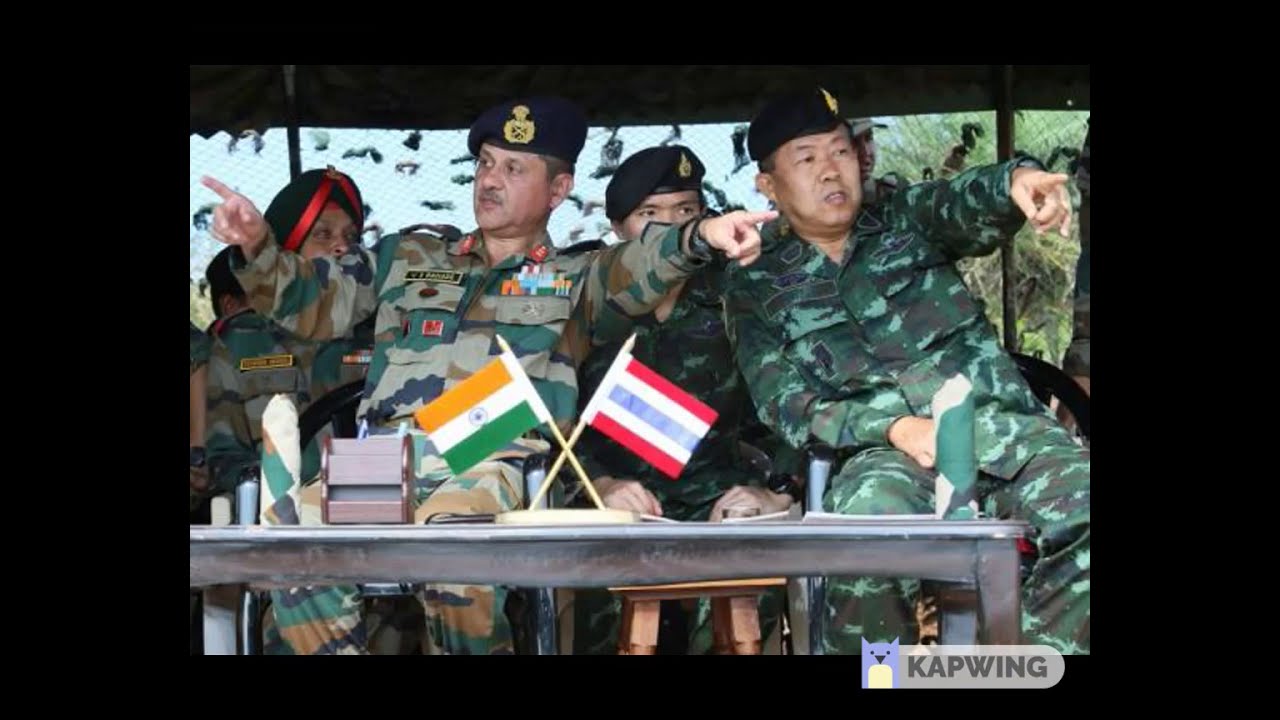 India Thailand Joint Milletrey Exercise Maitree : Current Affairs