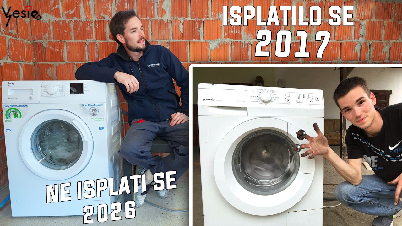 Zasto vise ne popravljam masine za ves...