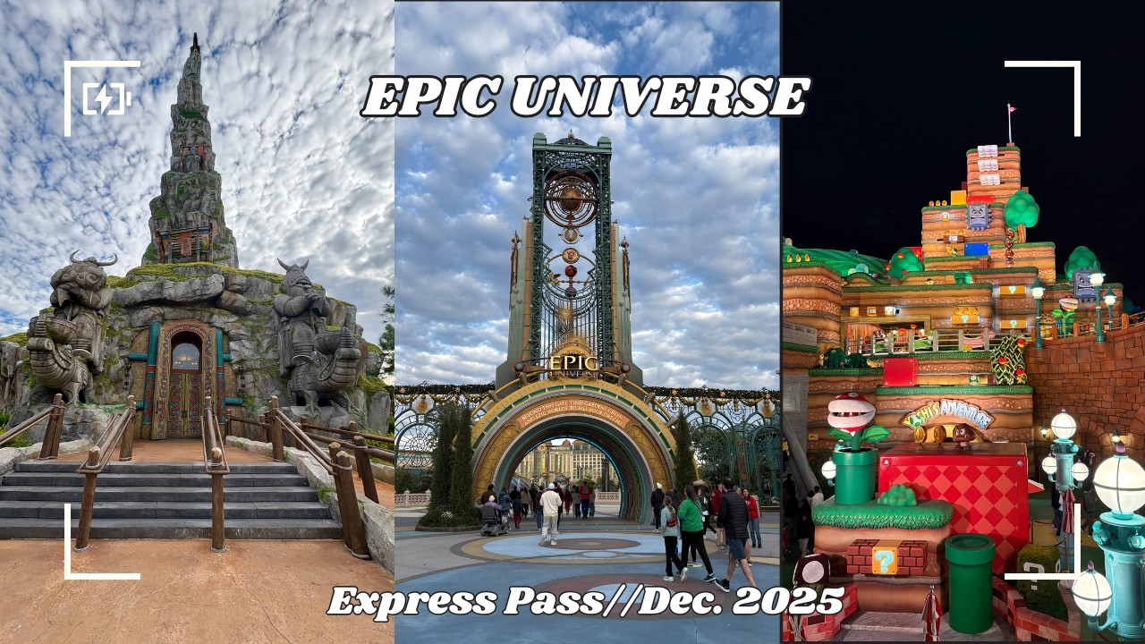 EPIC Universe Orlando Decmber 2026// Using Express Pass, Is It Worth It??