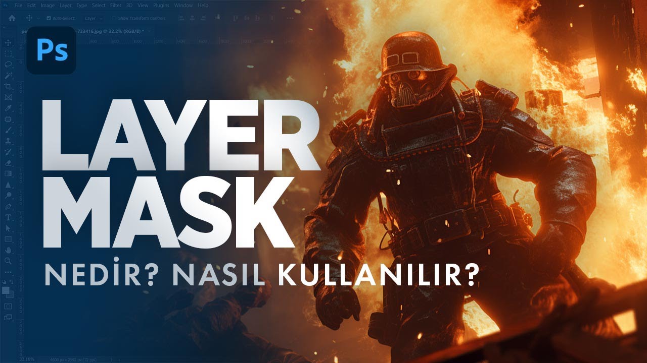 PHOTOSHOP KULLANANLAR: BUNU MUTLAKA &Ouml;ĞRENİN! Layer Mask Nedir?