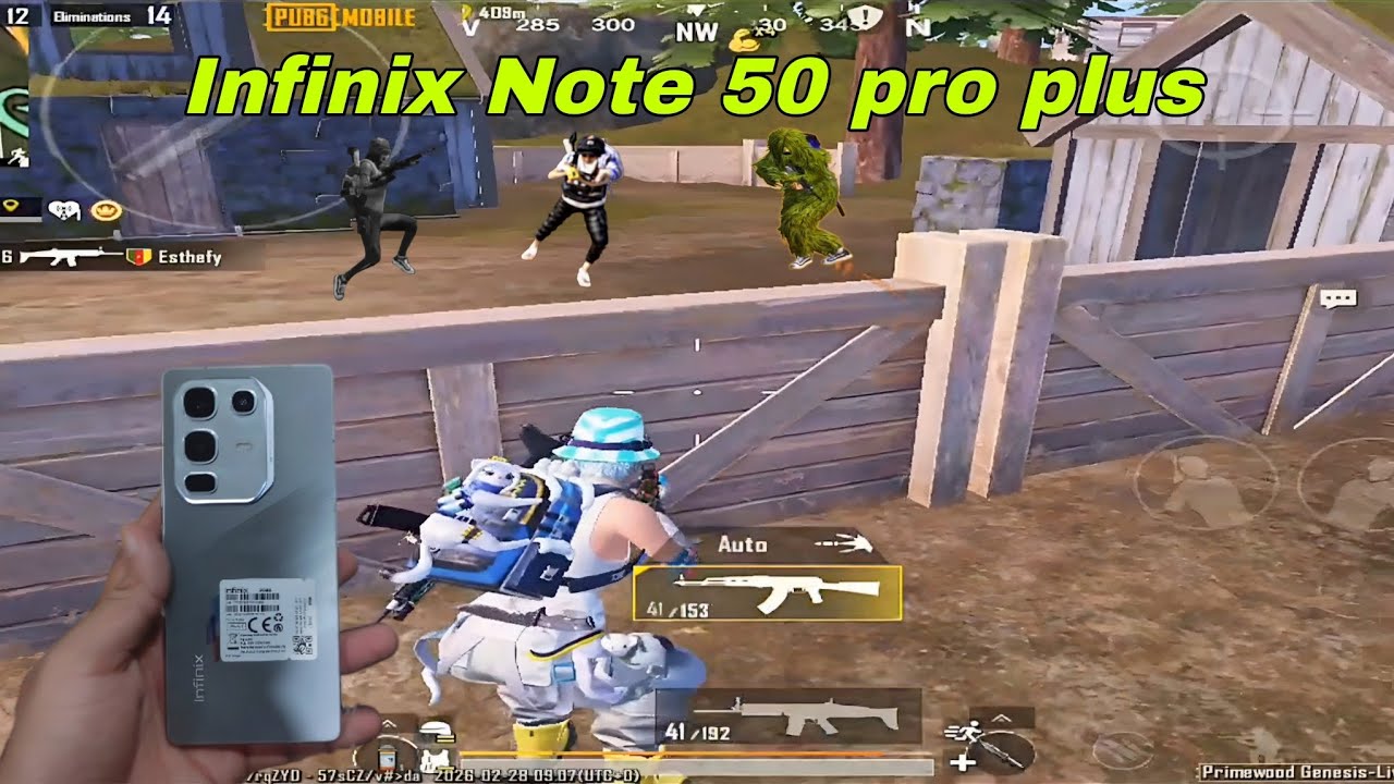PUBG Gameplay on Infinix Note 50 Pro Plus – Full Performance Test