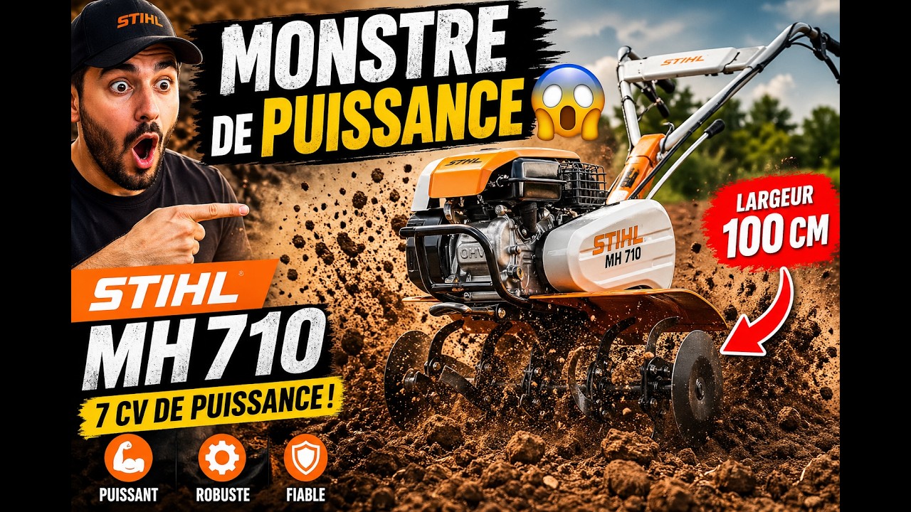 MOTOCULTEUR STIHL MH710