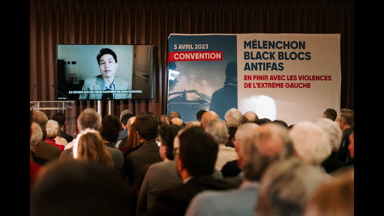 Andy Ngo speaks at Paris conference about Antifa/Andy Ngo prend la parole &agrave; la conf&eacute;rence sur Antifa