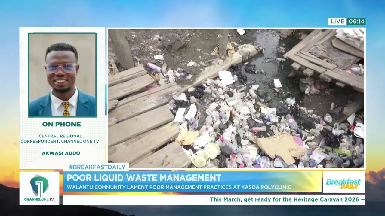Poor Liquid Waste Management: Walantu Community Raises Alarm Over Kasoa Polyclinic Practices