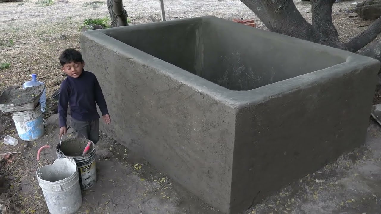 Construyendo una Pila para el agua, asi se hace desde cero