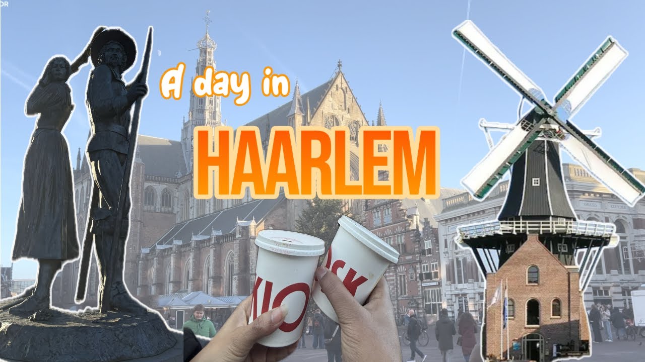 A Day in Haarlem 🇳🇱 | Indian Couple in Netherlands | Unexpected Accident Caught on Camera