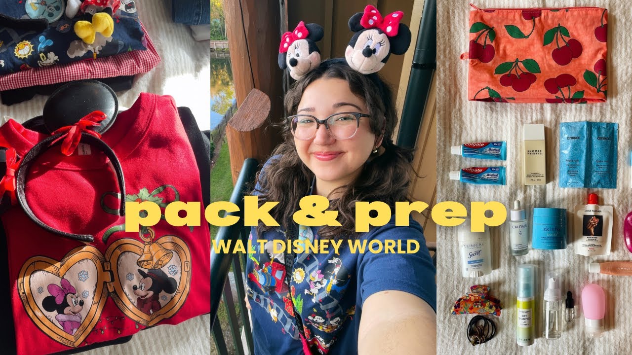 pack with me for disney world ✈️✨ what’s in my bag!