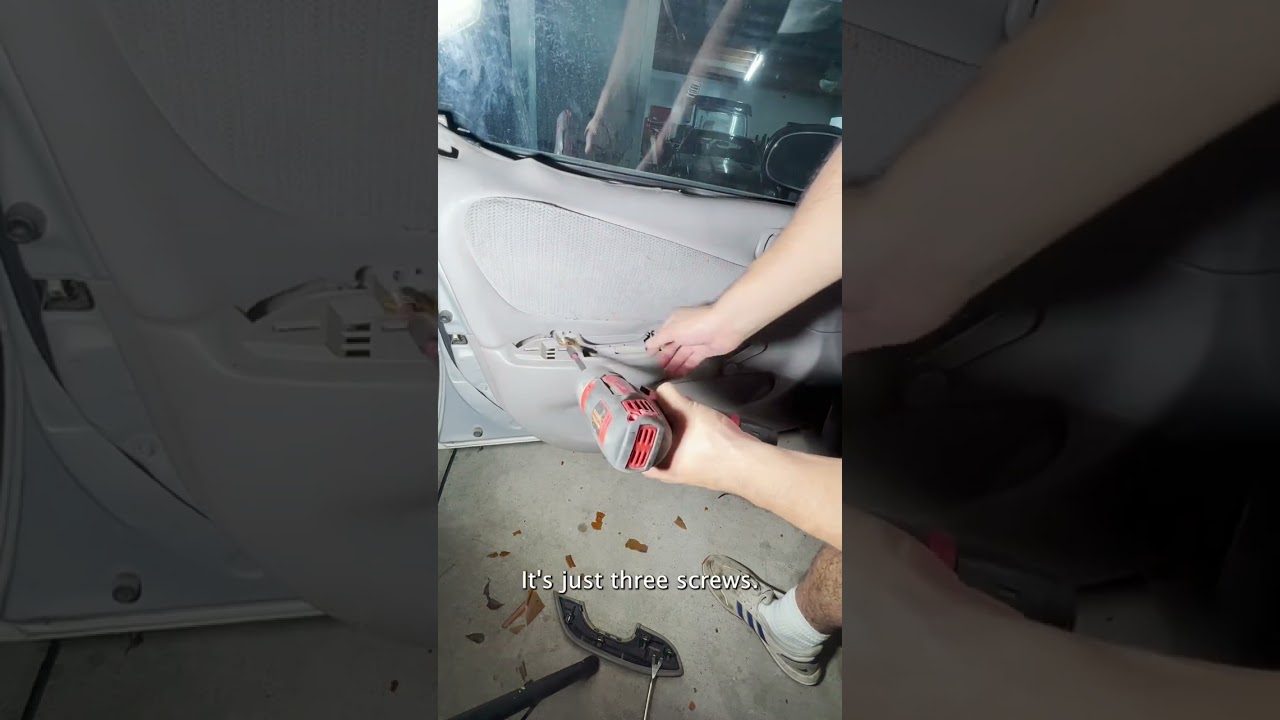 How to fix a broken door handle #automotive #diy #howto
