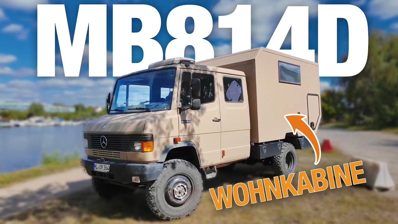 Ein Offroad-Traum auf 4 R&auml;dern: MB814D Wohnkabine im Detail