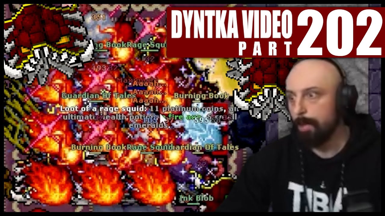 1000+ padają na spocie dla 500 lvli :O | Tibia - Dyntka Video odc. 202