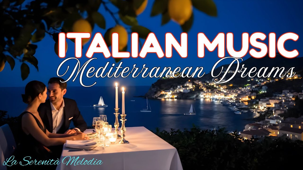 🎶 Relaxing Mediterranean Music & Italian Vibes 4K | Amalfi Coast & Lake Como for Chill & Study 🌊🏡