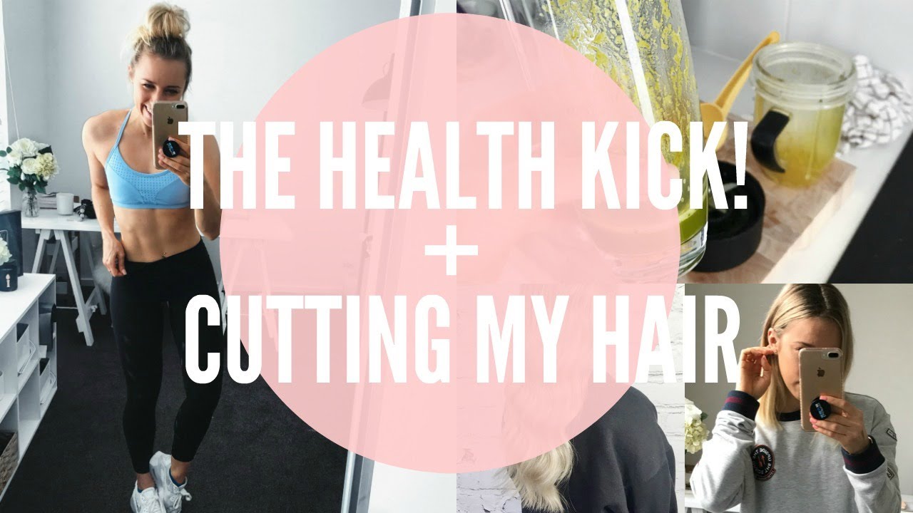 Time for a HEALTH KICK | Detox Shots + Cutting My Hair Off
