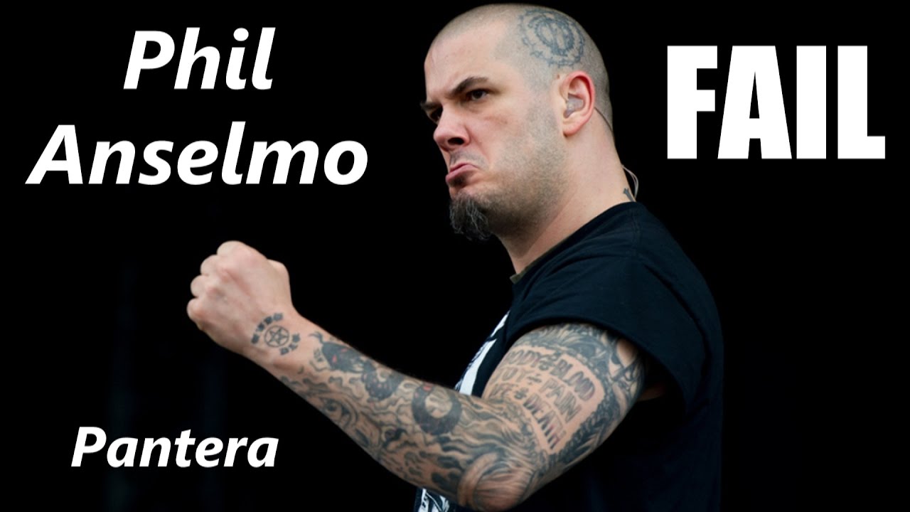 Pantera Phil Anselmo FAIL | RockStar FAIL
