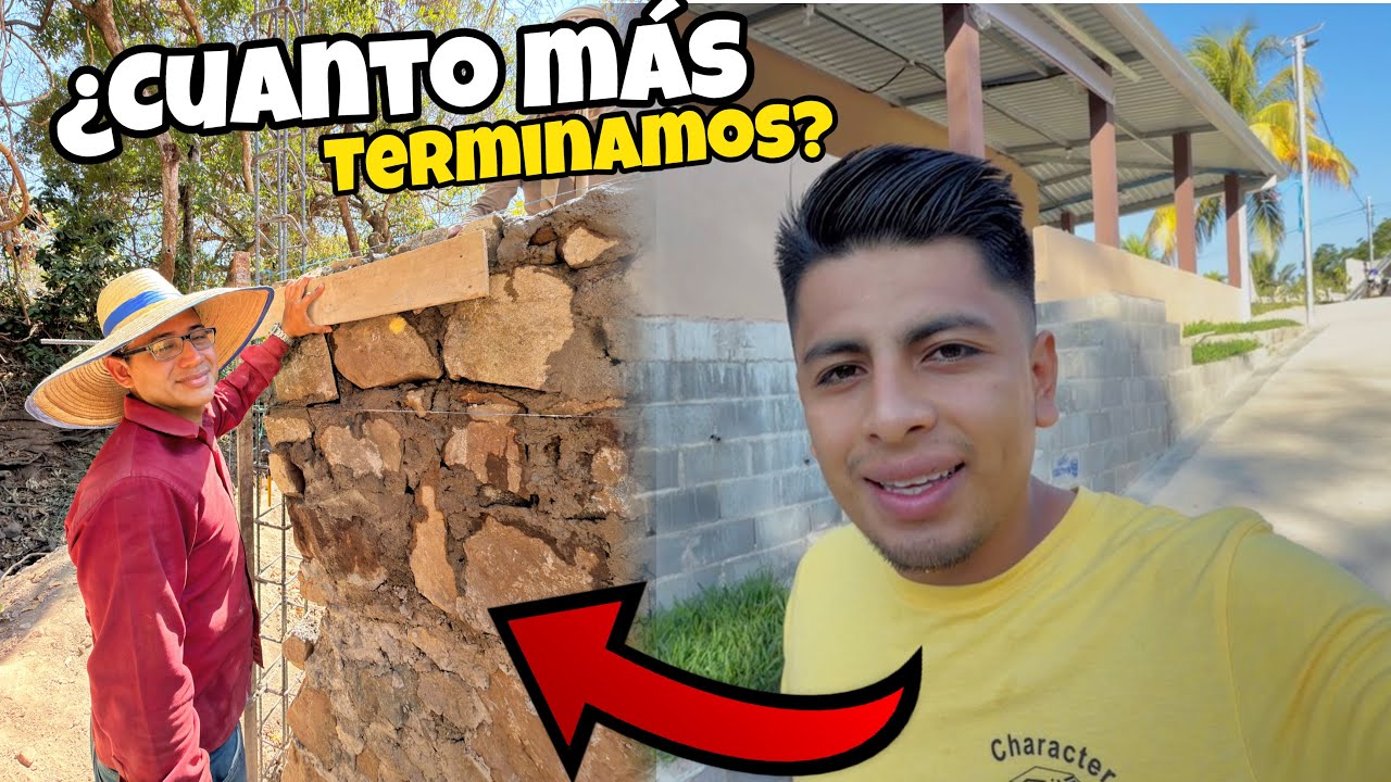 ASÍ VA LA MEGA OBRA DEL MURO DE RETENCIÓN DE LA CASA DE LOS WALKING‼️ *Cuando terminaremos esto?*|