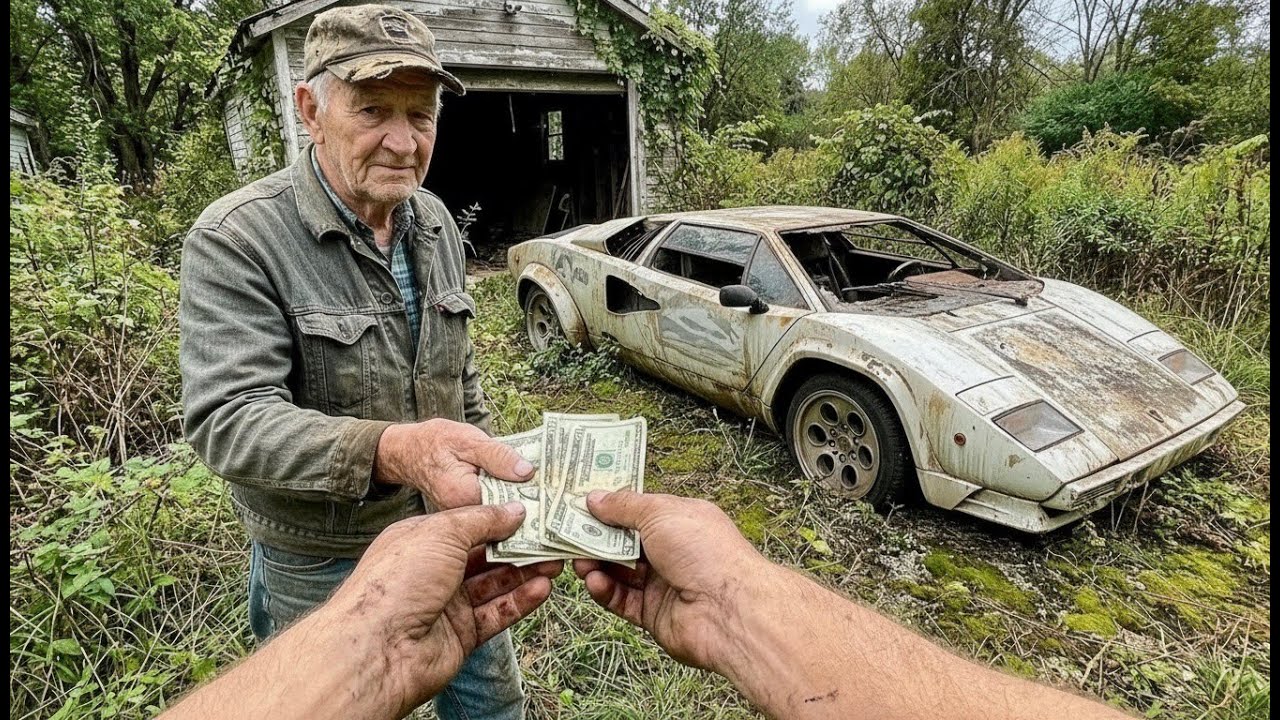 Found a Burnt 1976 Lamborghini Countach for $2,678 – Grandpa’s Hidden Treasure | ASMR Restoration
