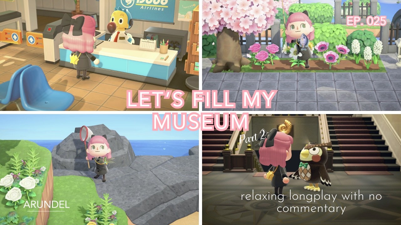 Let's Fill My Museum, Part 2 | ACNH Relaxing Longplay with No Commentary (Ep. 025)