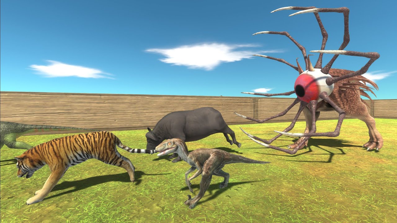 Escape from Death Touch Alien - Animal Revolt Battle Simulator