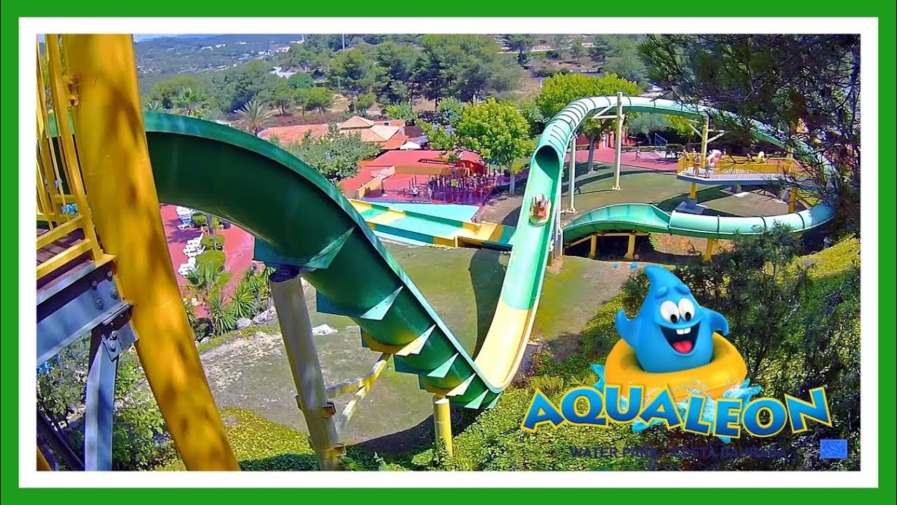 🌊 AQUALEÓN 2022 | ¡Todas las Atracciones y Toboganes! ✅ Parque acuático Costa Daurada | Tarragona