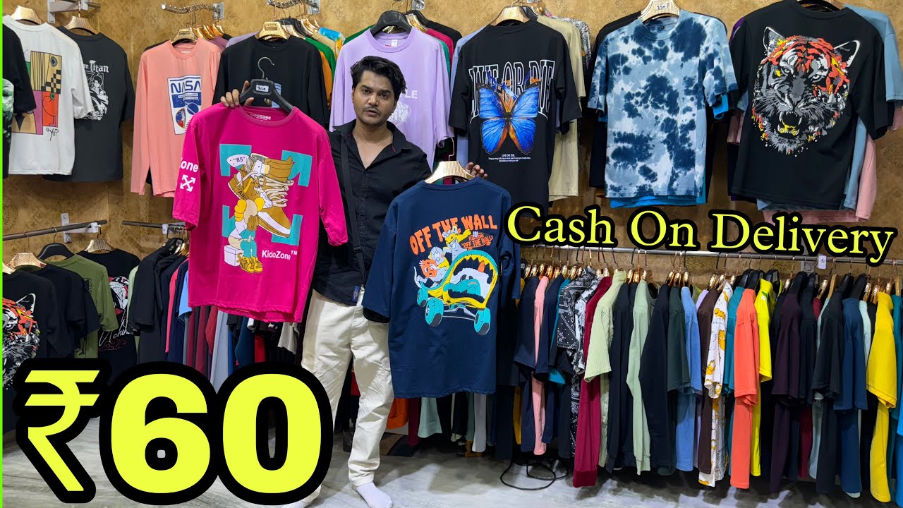टीशर्ट किंग , Cash On Delivery , Printed Tshirt , T-shirt Wholesale Market , Delhi Tshirt Factory