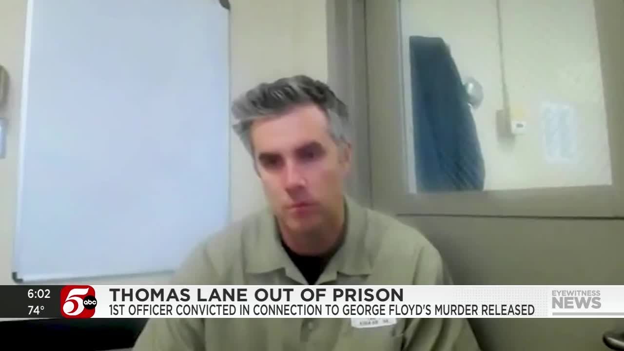 Ex-MPD officer Thomas Lane released from prison Tuesday