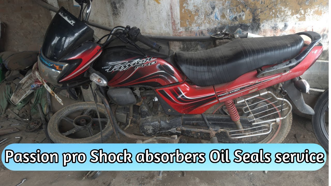 Hero passion Pro Fork oil & oil seal replacement