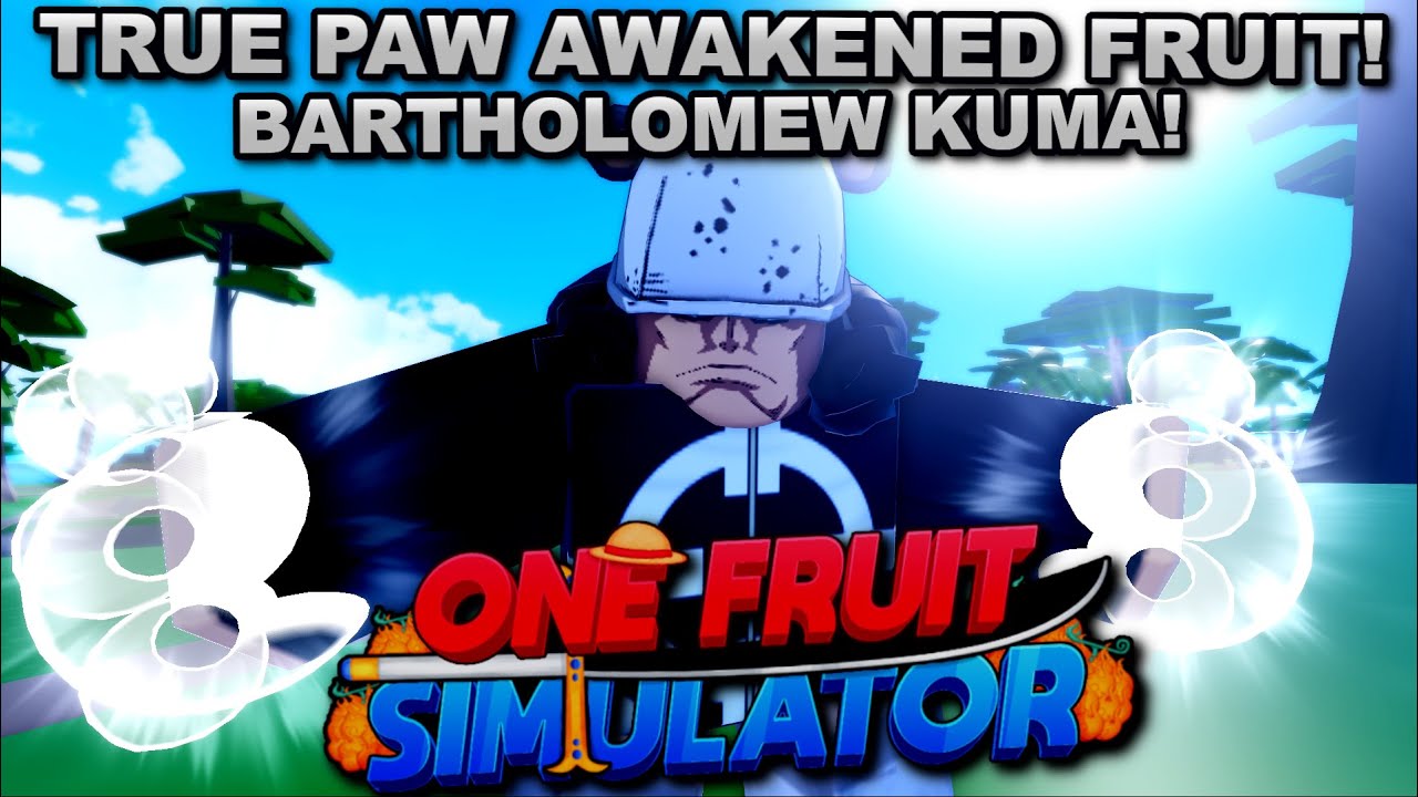Становлюсь Бартоломью Кумой (True Paw Fruit) в Roblox One Fruit! Вот что произошло!
