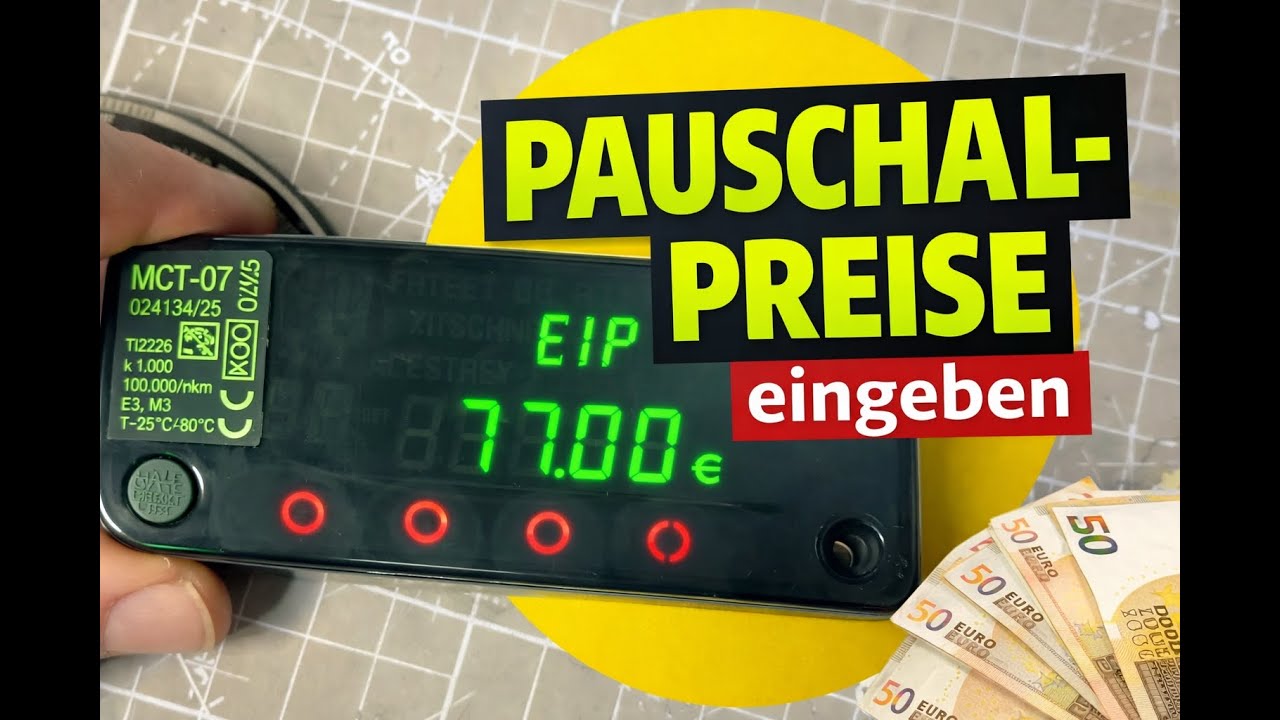 MCT 07- Profi-Abrechnung im Taxi – Pauschalpreise im Taxameter richtig eingeben