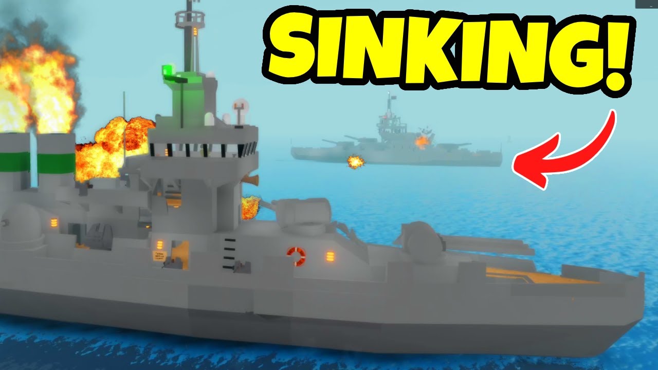 Играю в САМЫЙ РЕАЛИСТИЧНЫЙ СИМУЛЯТОР КОРАБЕЛЬНЫХ БИТВ! - Roblox