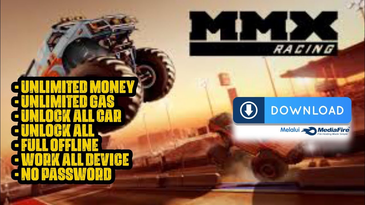 TERBARU! DOWNLOAD GAME MMX RACING APK + MOD (UNLIMITED MONEY) V1.16.9320 NO PASSWORD