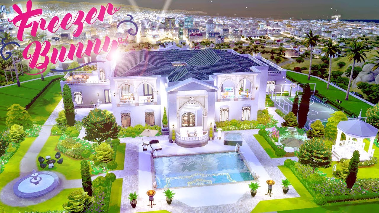 Decadence Estate 🤩 💰 | The Sims 4 Get Famous | Speed Build Part 2/2 | CC Free + Download Links