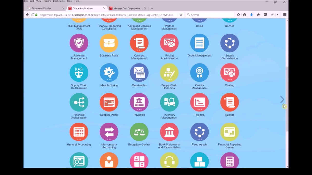 Oracle Applications Fusion Cloud - Cost Accounting