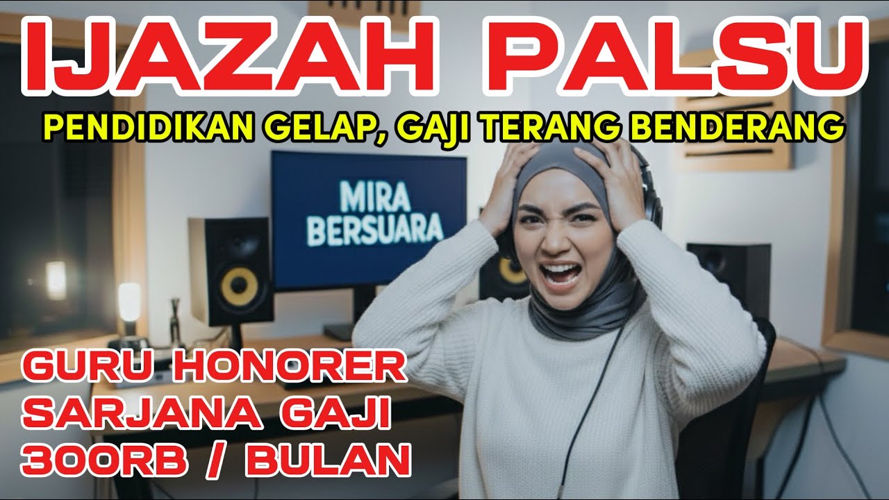 Lagu Suara Rakyat! Ijazah Disembunyikan, Gaji Tetap Selangit - Rap Rock Hijab 🔥