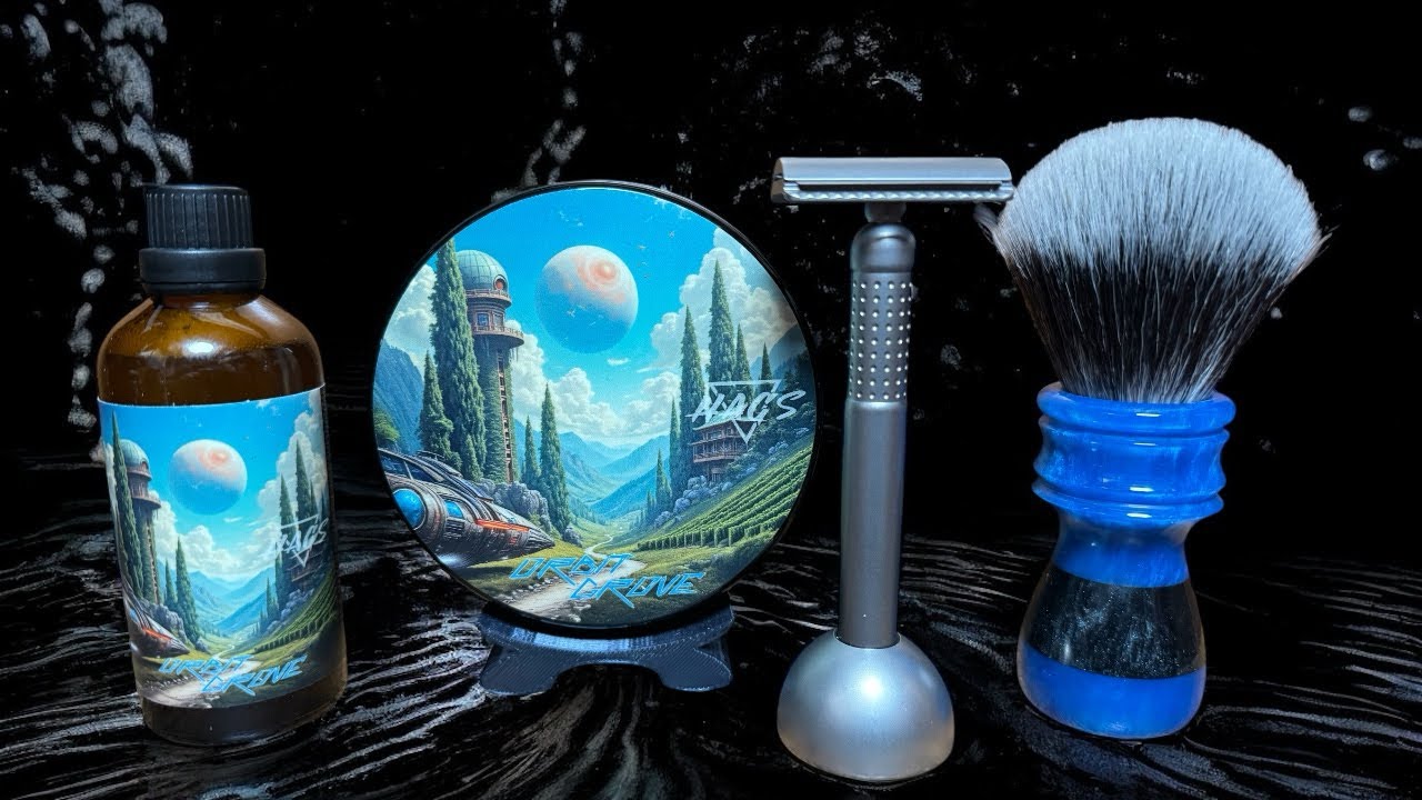 Tatara Masamune Nodachi TI Initial Impressions and Shave with Orbit Grove by HAGS Artisan ￼