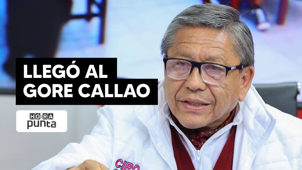 CIRO CASTILLO LLEGÓ AL GOBIERNO REGIONAL PARA RETOMAR SU CARGO