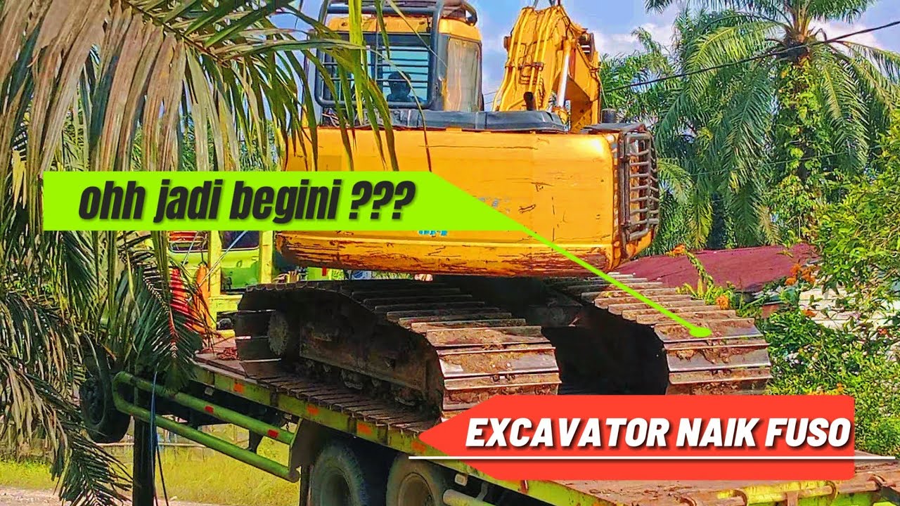 PROSES EXCAVATOR NAIK TRADO NIH BROO !! 🥶 Duhhh