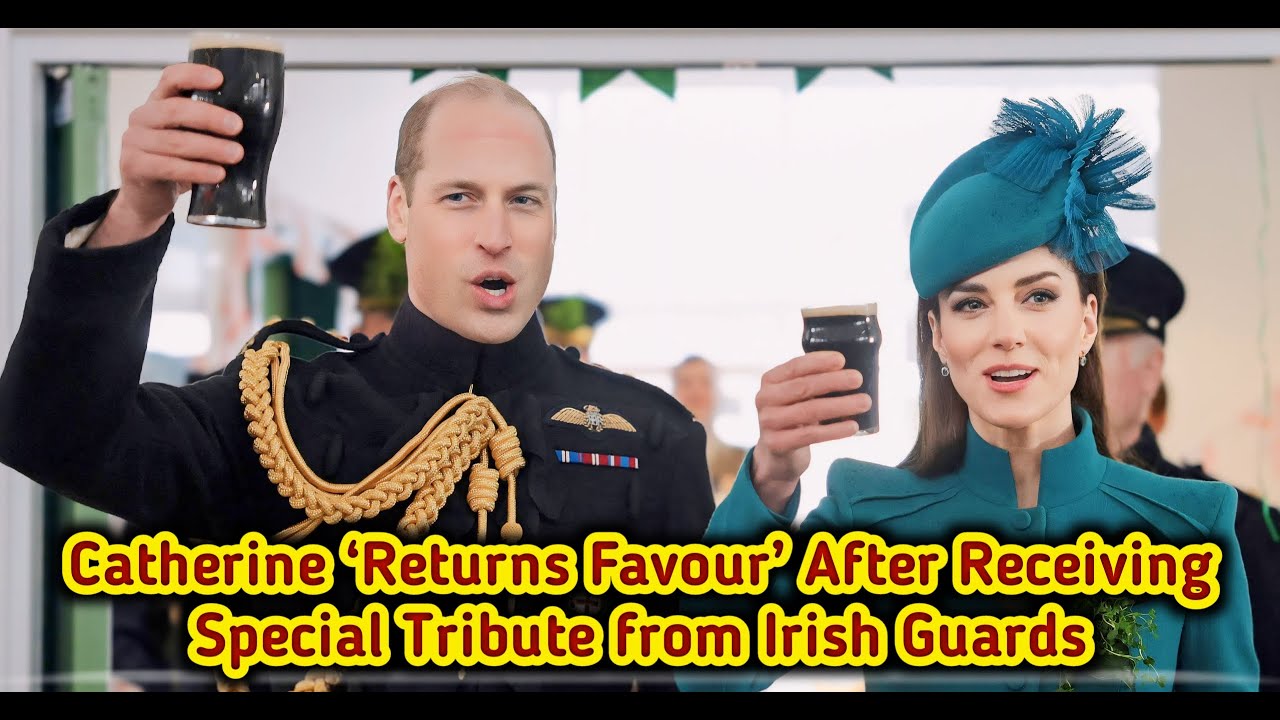 Princess Catherine's Heartwarming Gesture: A Royal Tribute to Irish Guards