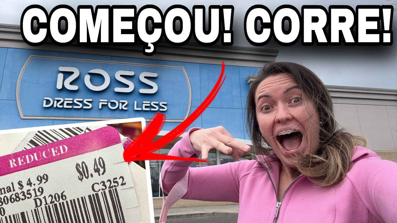 COMEÇOU A MEGA PROMOÇÃO ANUAL DA ROSS ! CORRE!