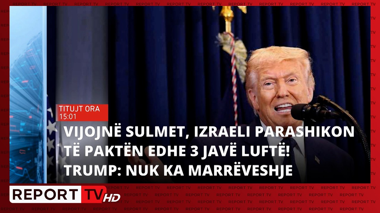 Report TV- Titujt kryesorë të lajmeve ora 15:00 (15.03.2026)