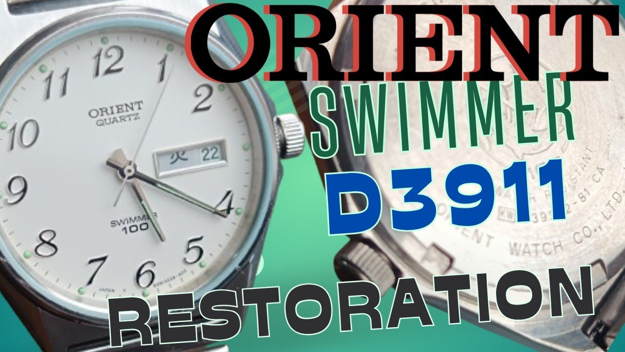 ⌚ ORIENT Swimmer Restoration - Quartz D3911 movement #orientwatches